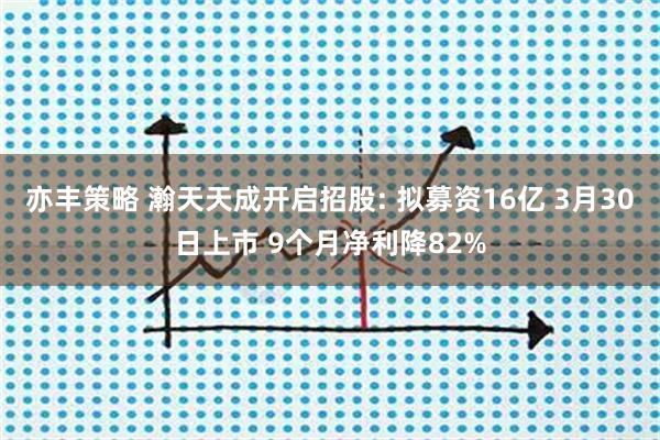 亦丰策略 瀚天天成开启招股: 拟募资16亿 3月30日上市 9个月净利降82%